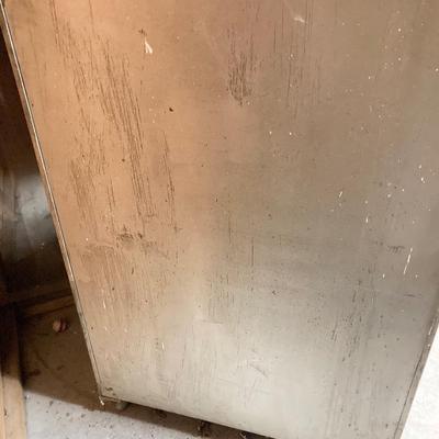 LOT 223: Large Metal Storage Cabinet