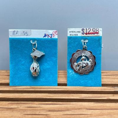 LOT 233: Sterling Silver Charms and Spacers