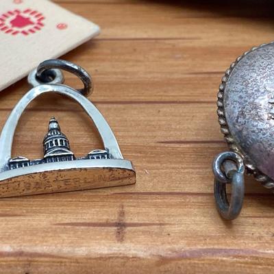 LOT 233: Sterling Silver Charms and Spacers