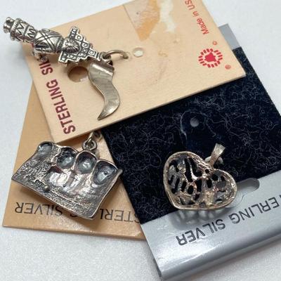 LOT 233: Sterling Silver Charms and Spacers
