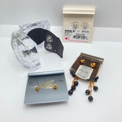 LOT 237: Pierced Earrings Collection - Monet, Napier, Simply Vera, Trifari and More