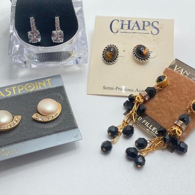 LOT 237: Pierced Earrings Collection - Monet, Napier, Simply Vera, Trifari and More