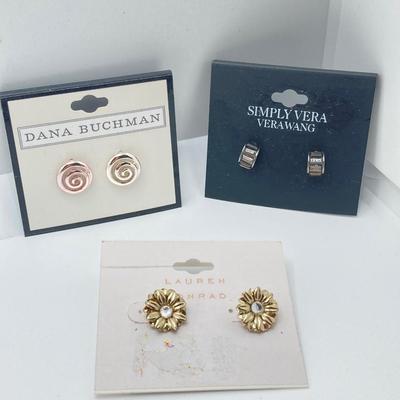 LOT 237: Pierced Earrings Collection - Monet, Napier, Simply Vera, Trifari and More