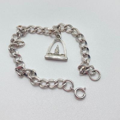 LOT 238: Sterling Silver / Silver Tone Jewelry Charm Collection - Mickey Mouse, Tinkerbell and More