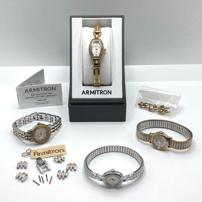 LOT 243: Timex and Armitron Watches