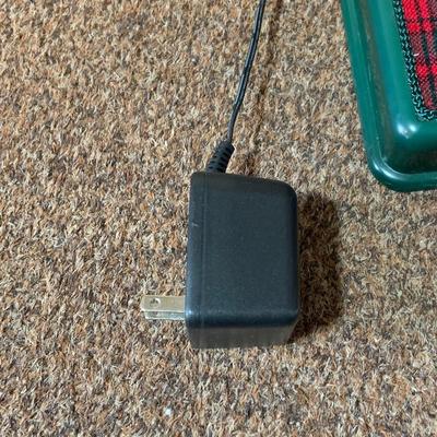 LOT 250: Disney's Mickey Claus and Minnie Rocking and Knitting Telco Motionette Animated Holdiay Figures