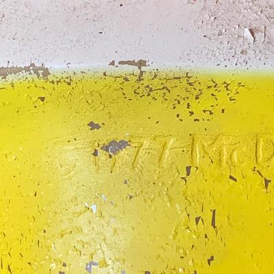 LOT251: Large Plastic Ronald McDonald ClownHead Helium Balloon Tank Cover from 1977