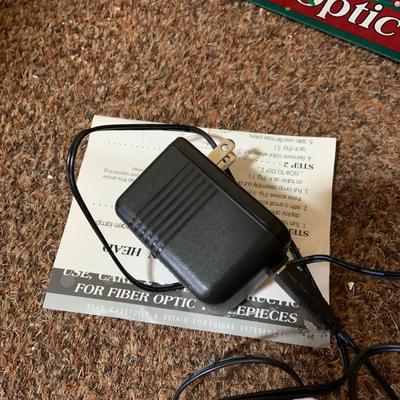 LOT252: Telco Animated Santa with Light-up Tree and a Fiber Optic Snowman Head