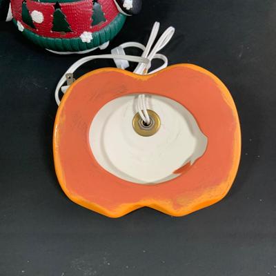 LOT 253: Vintage Holiday/ Winter Ceramic Molds - Light-up Penguin, Three Piece Winter House/Village, Alter Boy , Snowmen and More