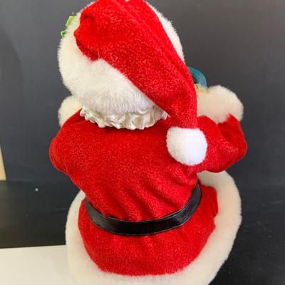 LOT 255: Kurt Adler Green Irish Santa Caus and 2 Santas