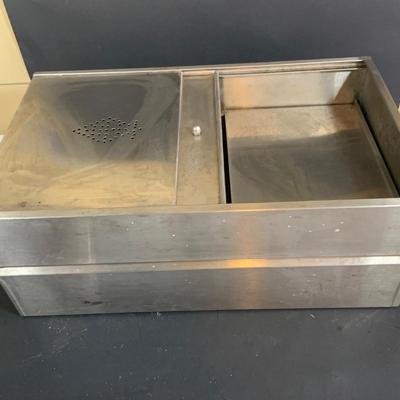 LOT 257: Diner Collection Includes Vintage Napkin Dispenser, Salt and Pepper Shakers, Vintage Alunimum Bread Box, Pitcher, and More