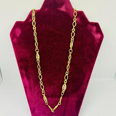 LOT 262: Collection of Goldtone Necklaces and Bracelets