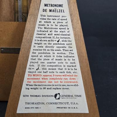 LOT 273: Seth Thomas Metronome, a Collection of all things Irish & More