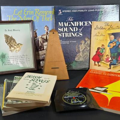 LOT 273: Seth Thomas Metronome, a Collection of all things Irish & More