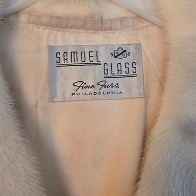 LOT 276: Samuel Glass Fur Coat; Size Unknown