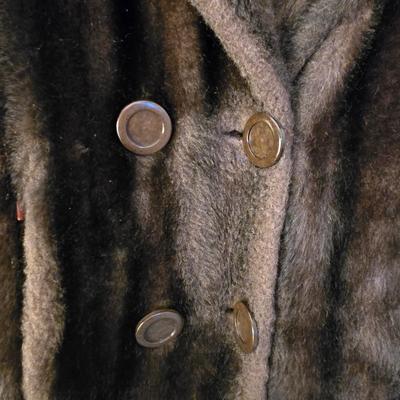 LOT 277: Regina Glenara by Glenoit Faux Fur Coat ; Size Unknown