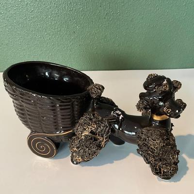 Vintage Poodle Planter Made in Japan w/#s