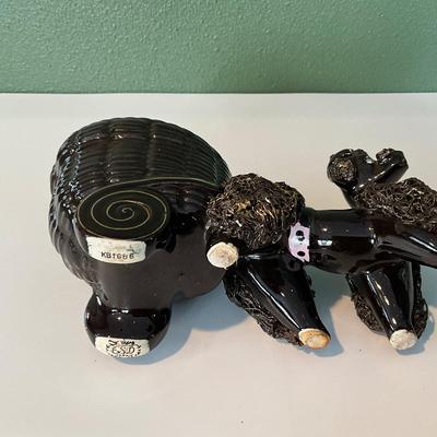 Vintage Poodle Planter Made in Japan w/#s