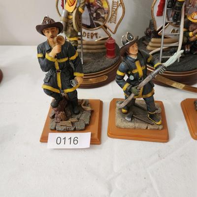 Fireman Theme Figurine Bradford Exchange and others