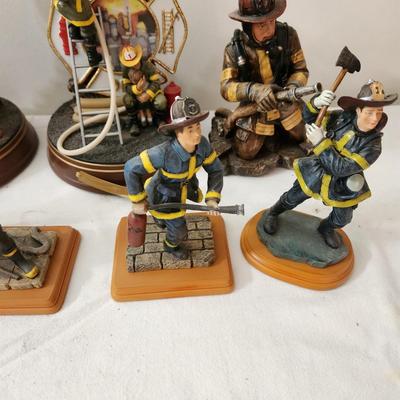 Fireman Theme Figurine Bradford Exchange and others