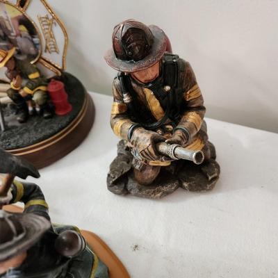 Fireman Theme Figurine Bradford Exchange and others