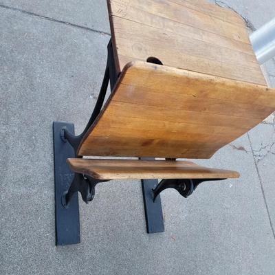 Antique school desk prior to 1941