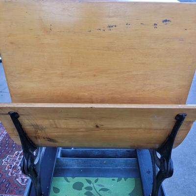 Antique school desk prior to 1941