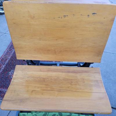 Antique school desk prior to 1941
