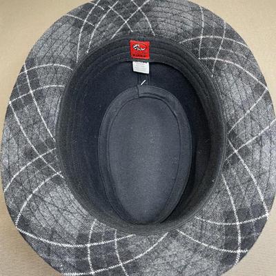 New! Men’s Plaid Fedora Hat