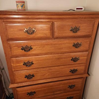 American Signature Highboy 2 over 4 Dresser