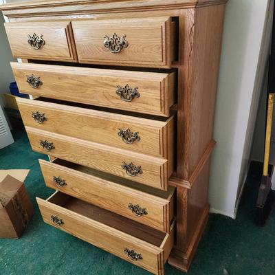 American Signature Highboy 2 over 4 Dresser
