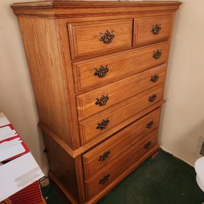 American Signature Highboy 2 over 4 Dresser