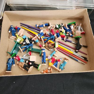Train Garden Accessories Figurines , Signs , People, Animals etc.