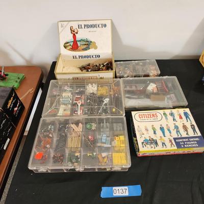 Train Garden Accessories Figurines , Signs , People, Animals etc.