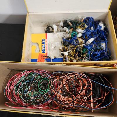 Vintage Train Garden Lighting , Light Bulbs , Light Posts, Wire