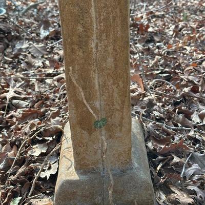 Heavy Stone Concrete Cross