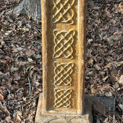 Heavy Stone Concrete Cross