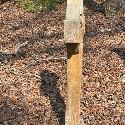 Heavy Stone Concrete Cross