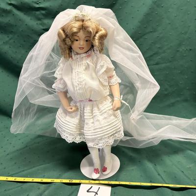 Wedding Porcelain Doll