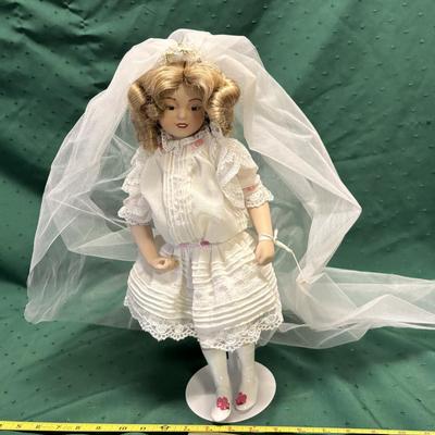 Wedding Porcelain Doll