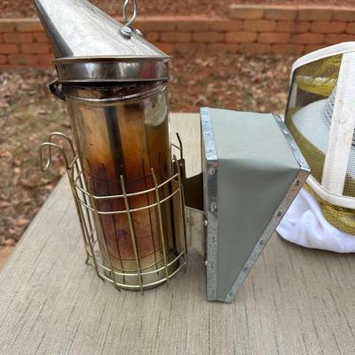 Lot for the Beekeeper including a Protective Suit and Netted Helmet!