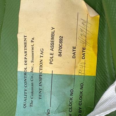 Vintage Camping Gear including Cots, a 1970’s Coleman Tent and More!