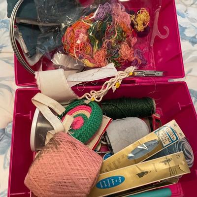 Caboodles case with crafting items