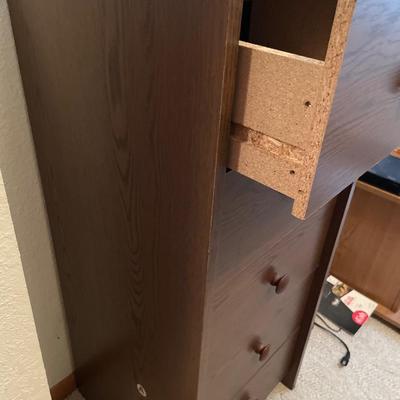 Small chest of drawers and decor