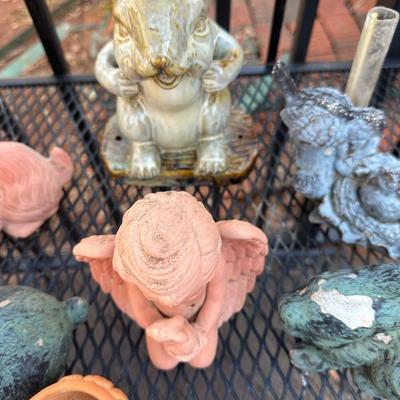 Assorted Garden statues