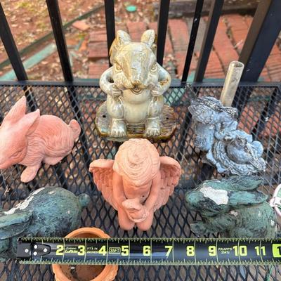 Assorted Garden statues