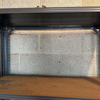 Two Metal Tool Shelves