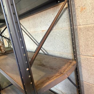 Two Metal Tool Shelves