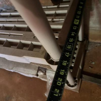 Heavy duty plastic shelves