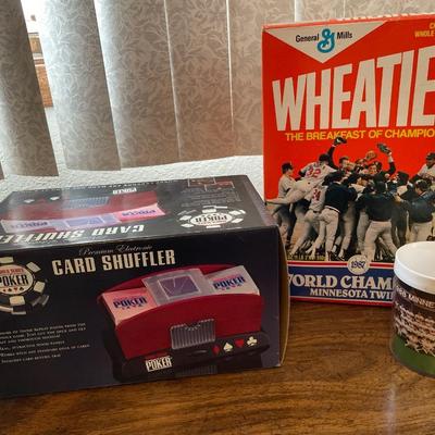 Poker card shuffler and Twins items